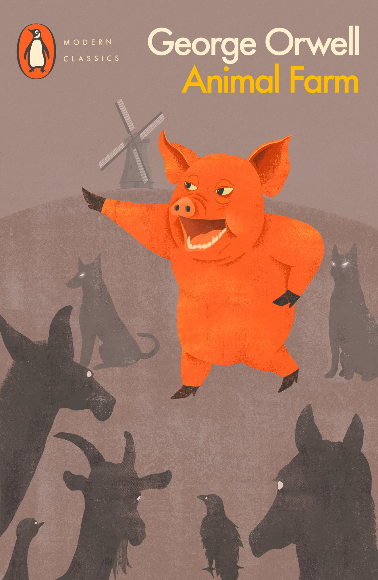 Book Cover Design for Animal Farm, by George Orwell