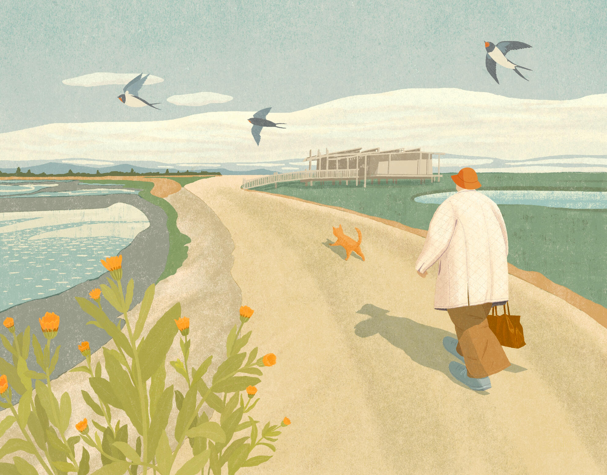 Walking to work (Narrative)